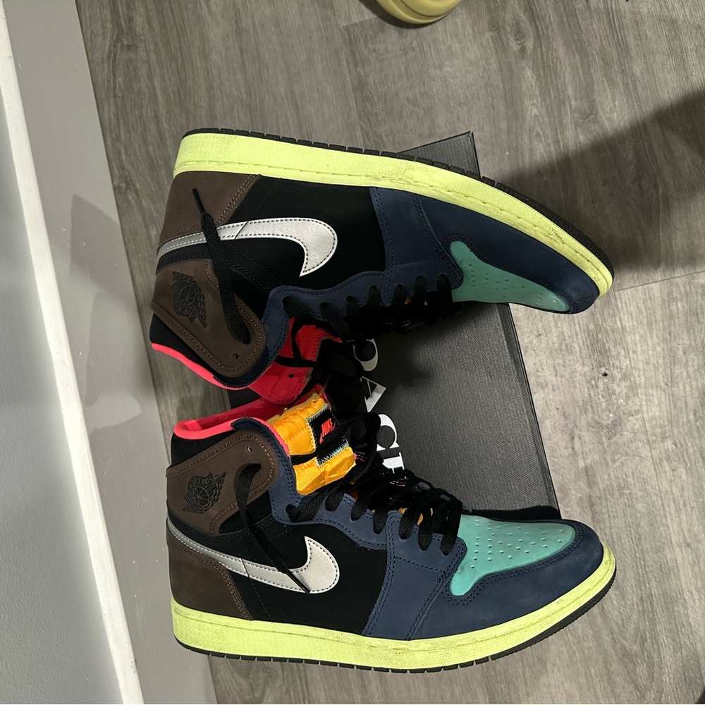 Nike Jordan 1 Bio Hack Multicolor High-Top Sneakers - Picture 6 of 11